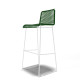 White bar stool White bar stool