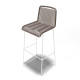 White bar stool White bar stool