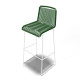 White bar stool White bar stool
