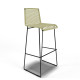 White bar stool White bar stool