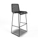 White bar stool White bar stool