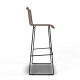 White bar stool White bar stool