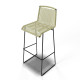 White bar stool White bar stool