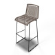 White bar stool White bar stool