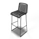 White bar stool White bar stool