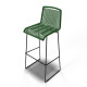 White bar stool White bar stool