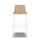 White bar stool White bar stool