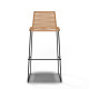 White bar stool White bar stool