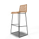 White bar stool White bar stool
