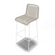 White bar stool White bar stool