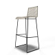 White bar stool White bar stool