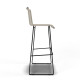 White bar stool White bar stool