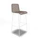 White bar stool White bar stool