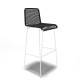 White bar stool White bar stool