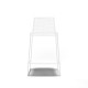 White kitchen stool
